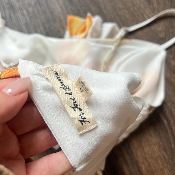 For Love & Lemons Lemon Crop Top - Picture 5 of 6